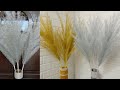 DIY Flower Corner | DIY Satin Ribbons Flower | DIY Metallic Ribbons Flower (Bunga Sudut Ruangan)