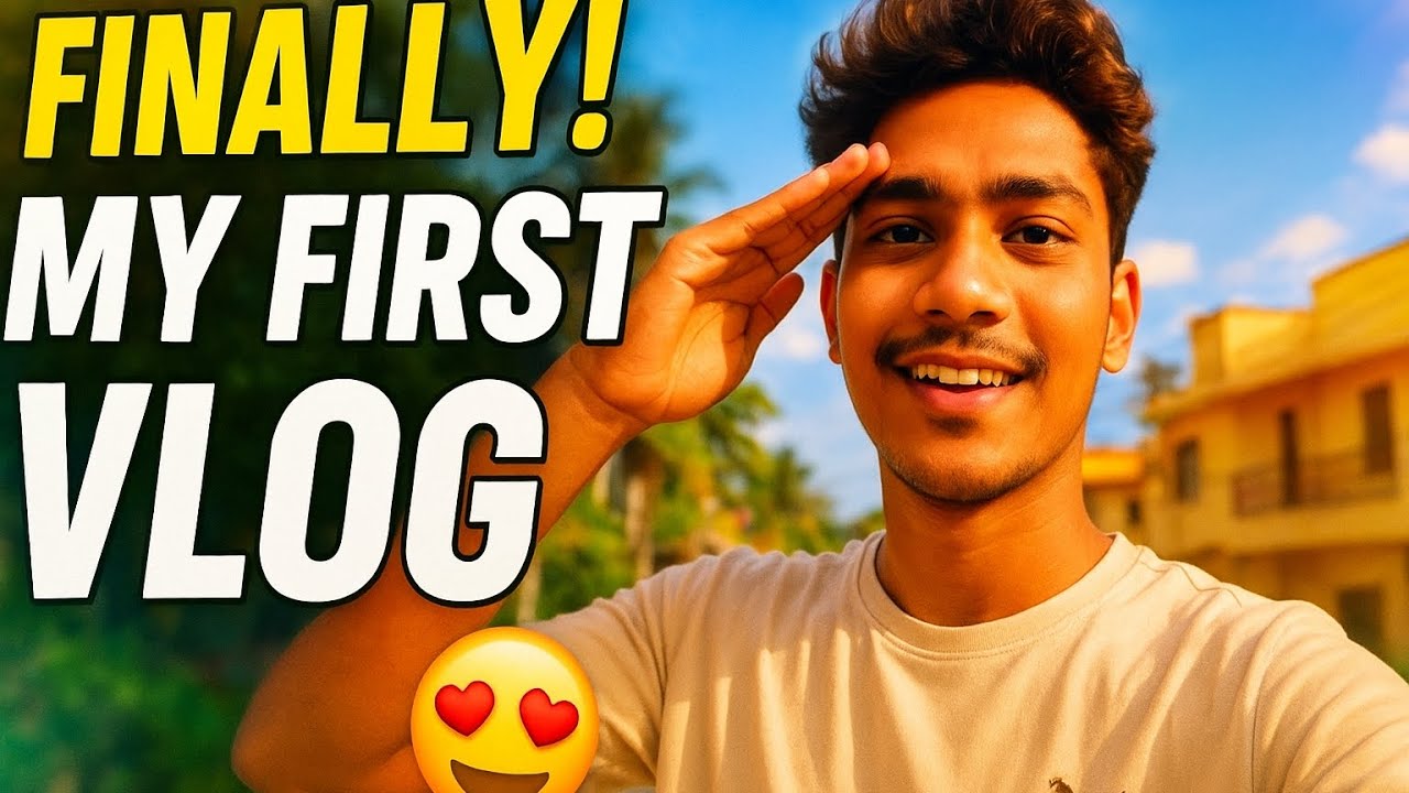 Finally My First Vlog 😜. - YouTube