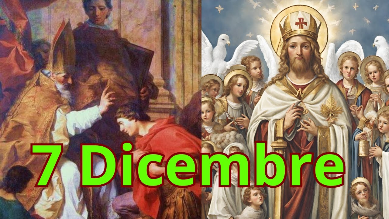 Il Santo del Giorno 7 dicembre . Onomastico del 7 dicembre - YouTube