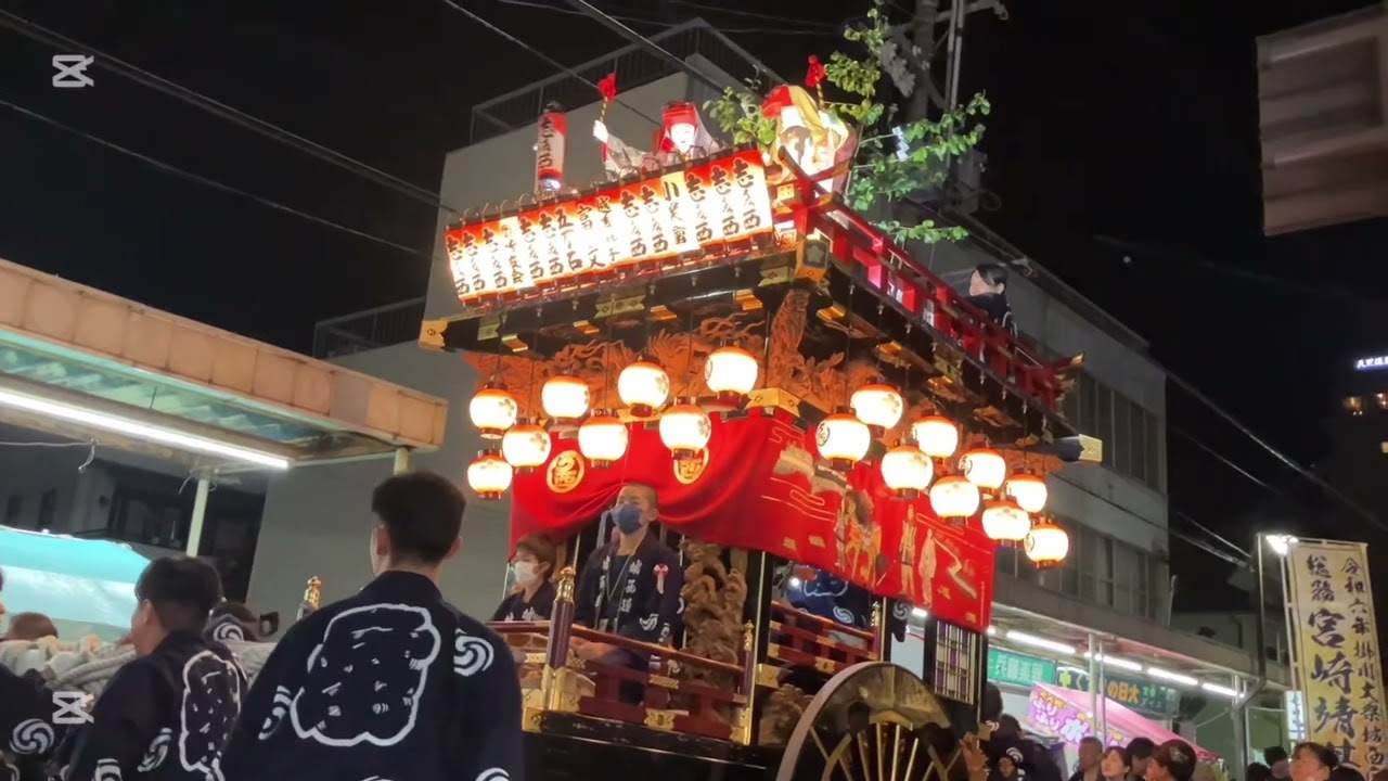 掛川祭り城西区を撮影した動画です