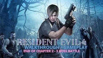 Resident Evil 4 Dolphin Emulator (Chapter 2 - 3 BOSS BATTLE) No Commentary