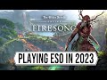 Playing ESO Skyrim in 2023 – (The Elder Scrolls Online Gameplay Firesong DLC)