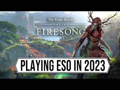 Playing ESO Skyrim in 2023 – (The Elder Scrolls Online Gameplay Firesong  DLC) 