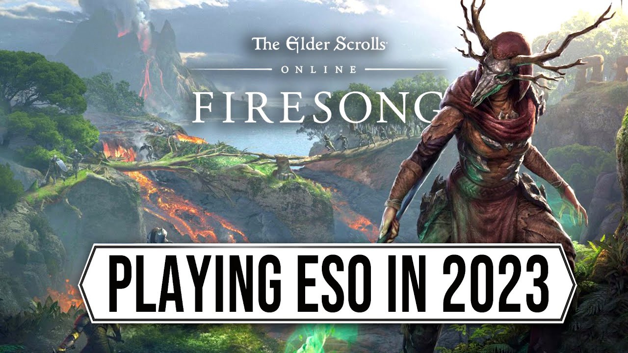 Playing ESO Skyrim in 2023 – (The Elder Scrolls Online Gameplay Firesong  DLC) 