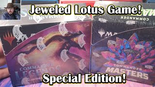 Commander Masters AND Commander Legends - JEWELED LOTUS GAME Special Edition! MTG Box Opening screenshot 4