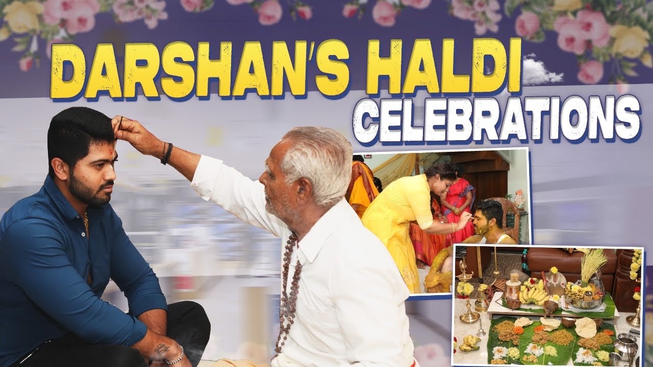 Darshan’s Haldi Ceremony Celebrations Vlog💖|Karnataka Style Haldi ...