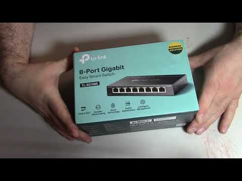 TP-link - TL-SG108E - 8-Port Gigabit - Easy Smart Switch