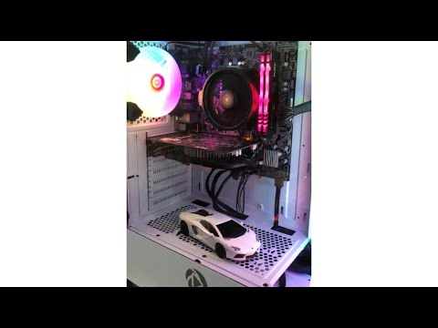 Simple Clean White Pc Build Inplay Meteor 03 Youtube