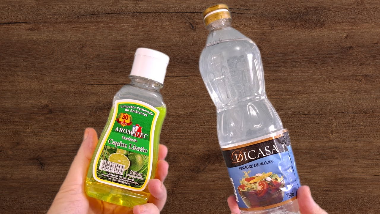 MORRIA E NÃO SABIA: é só misturar ESSÊNCIA no VINAGRE e não precisa mais comprar no mercado