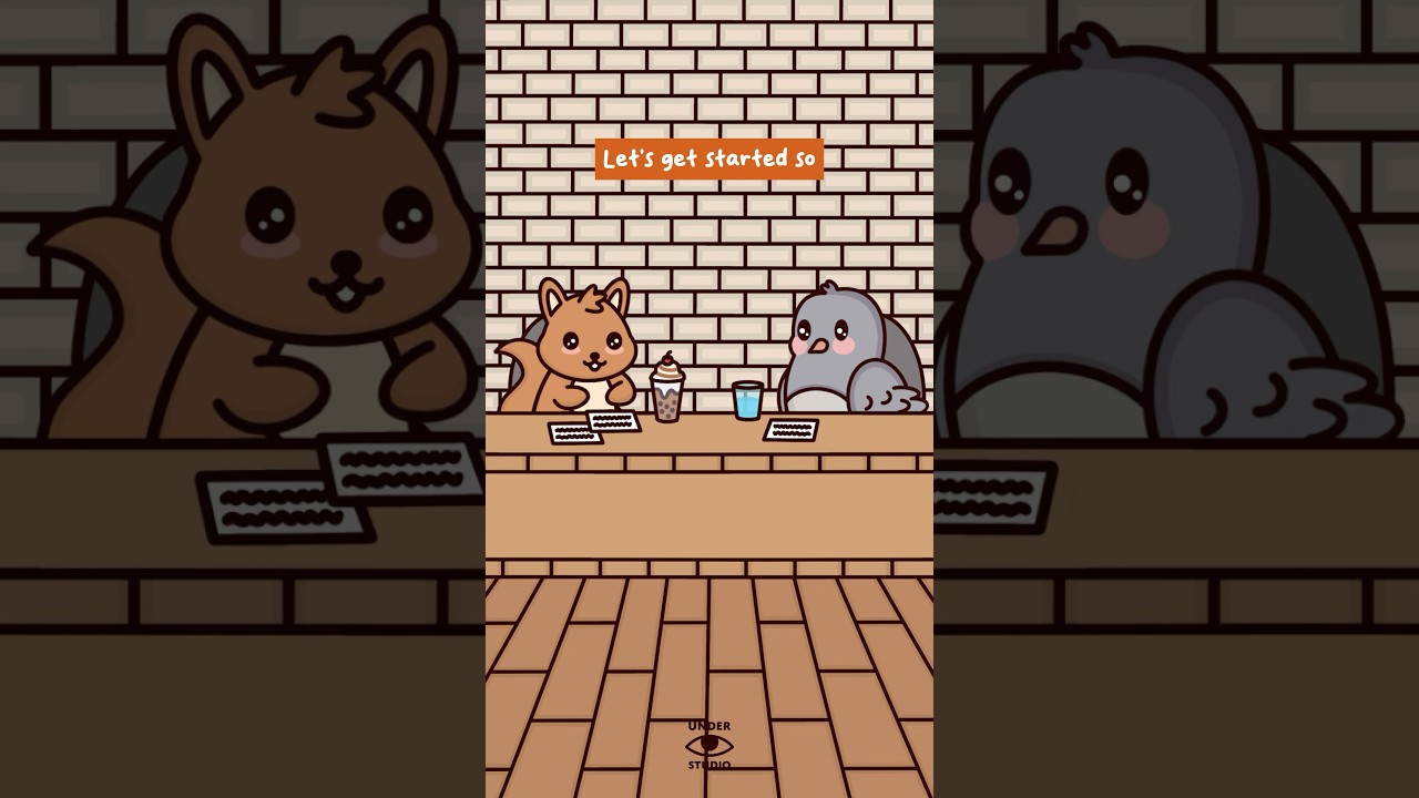 Trying Honesty In The Interview 🐦 Birdie & Squirrel Animation Meme | Original Audio: @Shantelmsmith