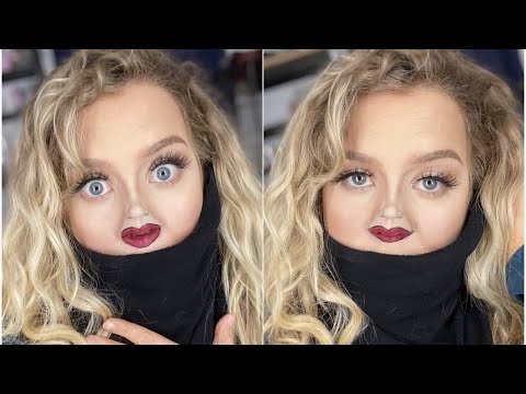 TINY FACE MAKEUP CHALLENGE!