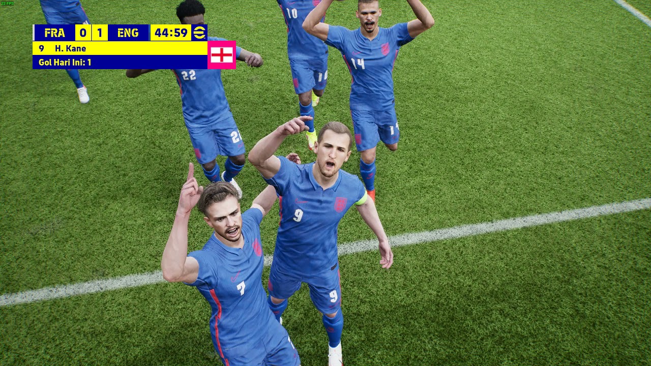 FRANCE VS ENGLAND 02 ALL GOALS EFOOTBALL INDONESIA YouTube