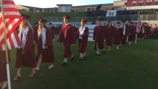 Niceville grads enter Stadium.