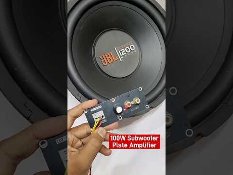 100W Subwoofer Plate
