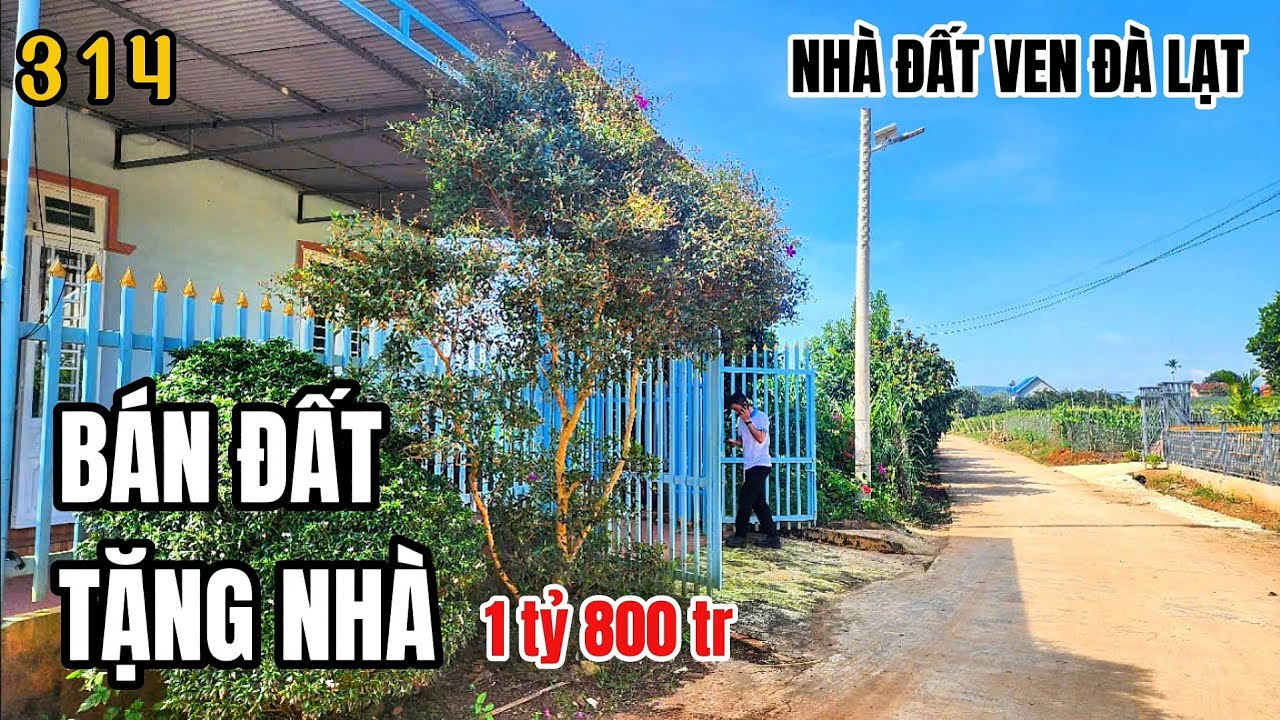 Đã bán| Nhà đất ven Đà Lạt| Bán đất TẶNG NHÀ giá rẻ chỉ 1 tỷ 800tr