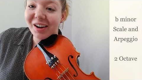 Viola | b minor Scale and Arpeggio - 2 Octave