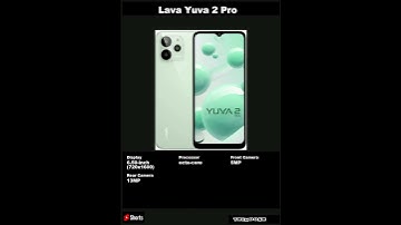 Lava Yuva 2 Pro SmartPhone Features|#shorts