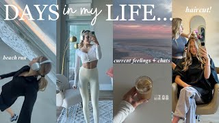 VLOG: workouts + a sunset run, I GOT A HAIRCUT,  honest chats about your 20's..how im really doing by Lauren Snyder 23,282 views 3 months ago 27 minutes