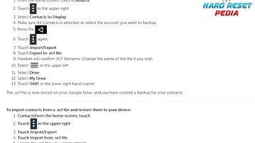 ☑️ Moto G5 Plus Import or Export Contacts From Google