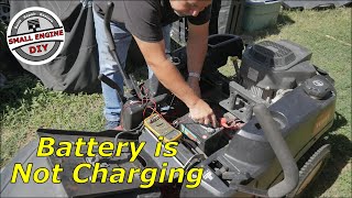 Why will the Toro Zero Turn not Charge the Battery?