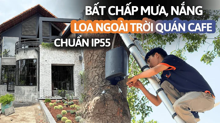 Mẫu loa ngoài trời quán cafe chống nước tốt "bất chấp mưa nắng" | Pearller HYB125-6T