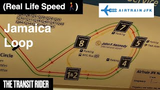 (Ride) NYC JFK AirTrain Jamaica Loop (Real Time Speed)