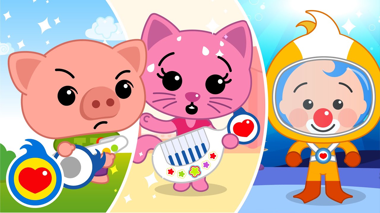 ❤️3 Episódios de Herói do Coração ♫ 1, 2, 3 Vamos Tocar / Tudo Soa Bem / Uma Aventura Debaixo D´água