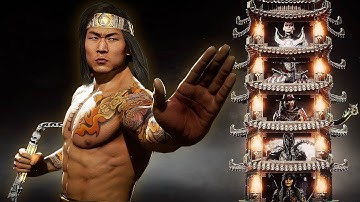 MORTAL KOMBAT 11 - LIU KANG Klassic Towers Gameplay (Hard Difficulty) @ 1080p (60ᶠᵖˢ) ✔