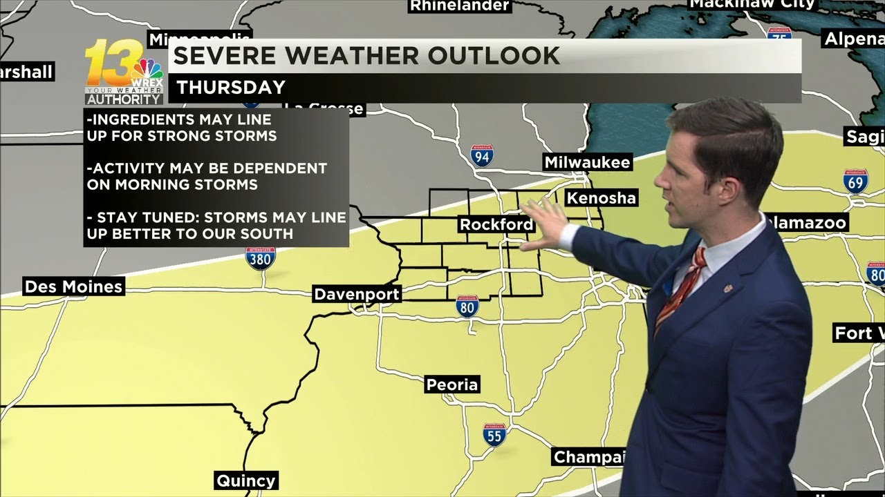 Hot weather and strong storms are possible this week - YouTube