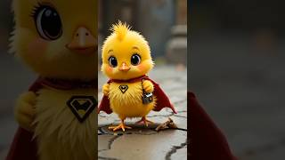 Yellow Chick Saves Girl From Dog Attack Superhero Chick Animation