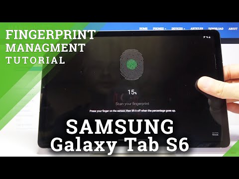 How to Add Fingerprint in SAMSUNG Galaxy Tab S6 – Find Fingerprint Options