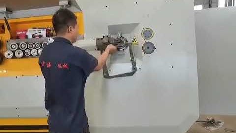 Spiral shapes Develop No.4 automatic rebar stirrrup bending machine