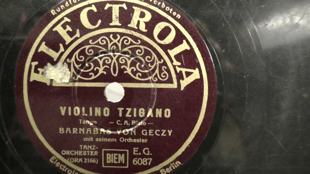 Barnabas von Geczy: Violino Tzigano. (1936).