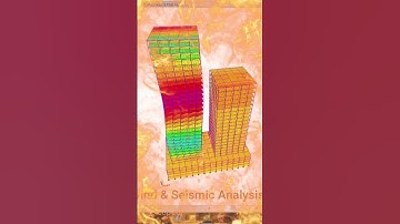 Multi-tower Wind & Seismic Analysis in ETABS #architecture #engineer #engineering #civilengineering