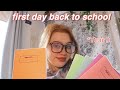 My first day back to school vlog *Year 9* | Ruby Rose UK
