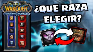 WHICH RACE SHOULD YOU CHOOSE IN WOTLK? 🤔 THE DEFINITIVE GUIDE! | BALTHA