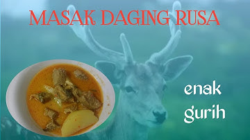 Daging Rusa Masak Kari/Masak Merah