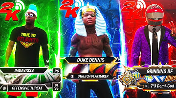 My FIRST GAME on PS4 I got CARRIED by Duke Dennis & ImDavisss UNDEFEATED DUO!! Best Build NBA 2K20