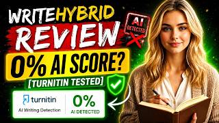 🔥 WriteHybrid Review: 0% AI Score? [Turnitin Tested]