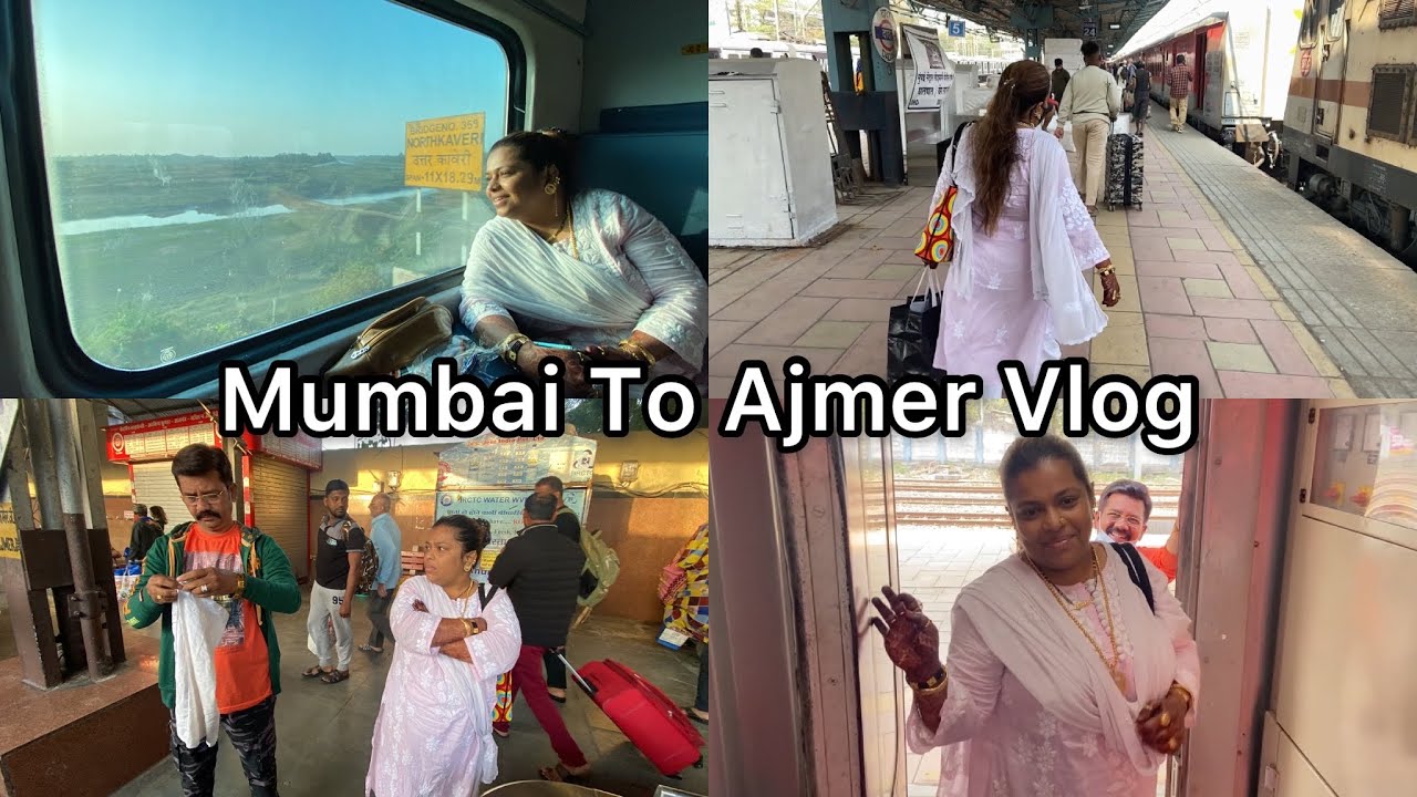 ⁣Mumbai To Ajmer Train Journey 🚊 | Travelling Vlog