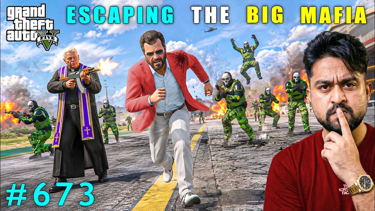 The Great Escape From The Big Mafia | Gta V Gameplay #673