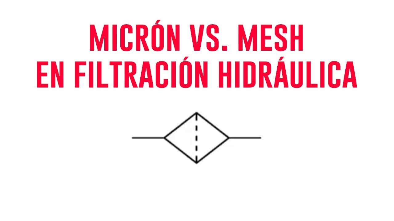 Micrón vs. Mesh en filtración hidráulica. YouTube