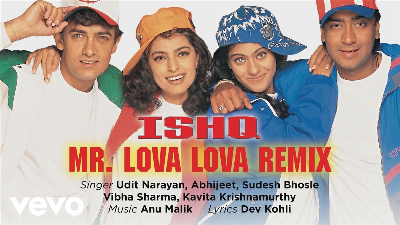 Mr Lova Lova Remix Best Audio Song   IshqAamir KhanAjay DevganKajolJuhiUdit Narayan