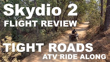 Skydio 2: Epic Drone! - ATV Ride Along - Tight Roads (4K)