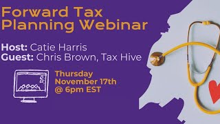 Tax Planning Strategies Webinar with Tax Hive & Nursepreneurs