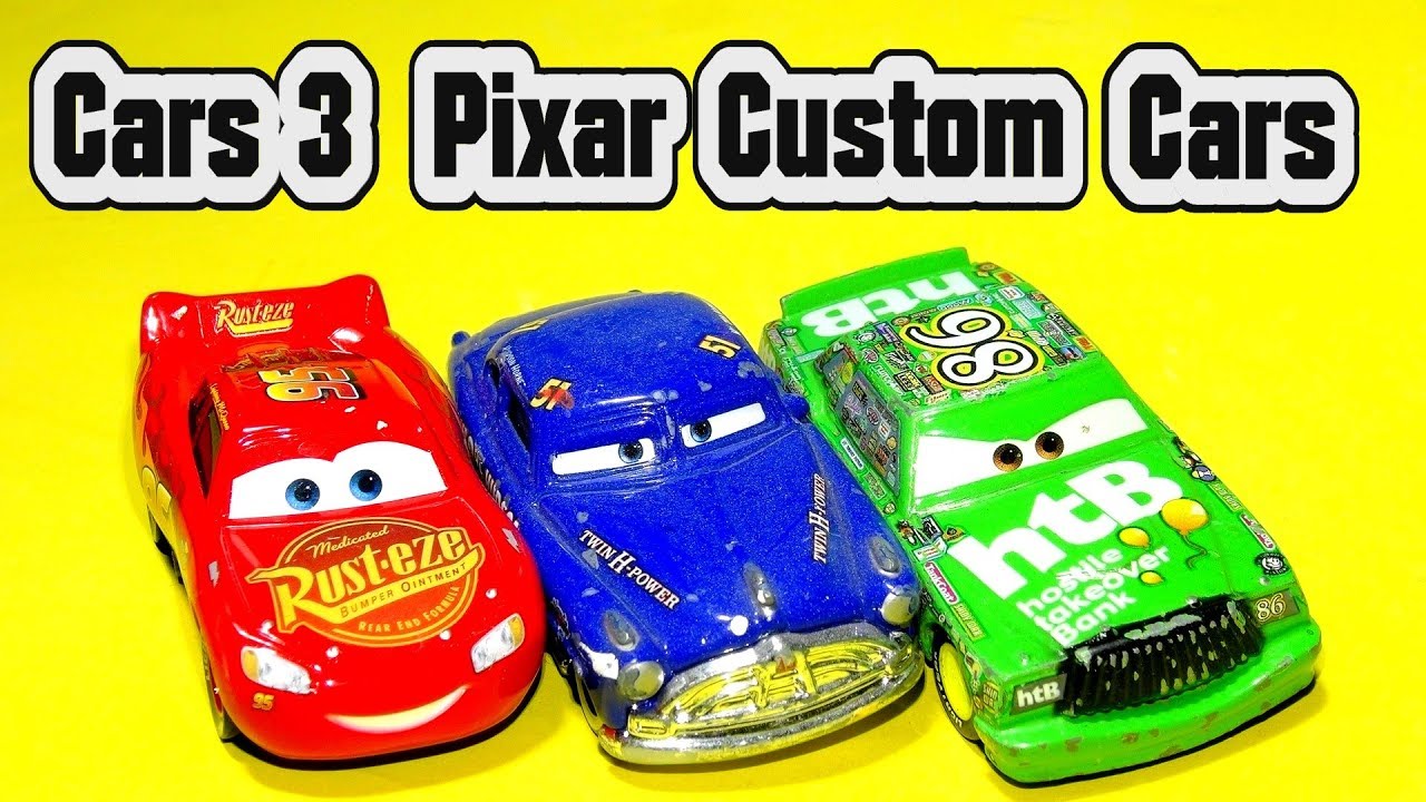 Тачки 3 Кастомные Молния Маккуин Праймер Док Хадсон и Праймер Чик Хикс