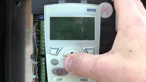 VFD troubleshoot NHA tutorial ABB ACH550 ACS550 Variable Frequency Drive Resetting & Fault Log.wmv