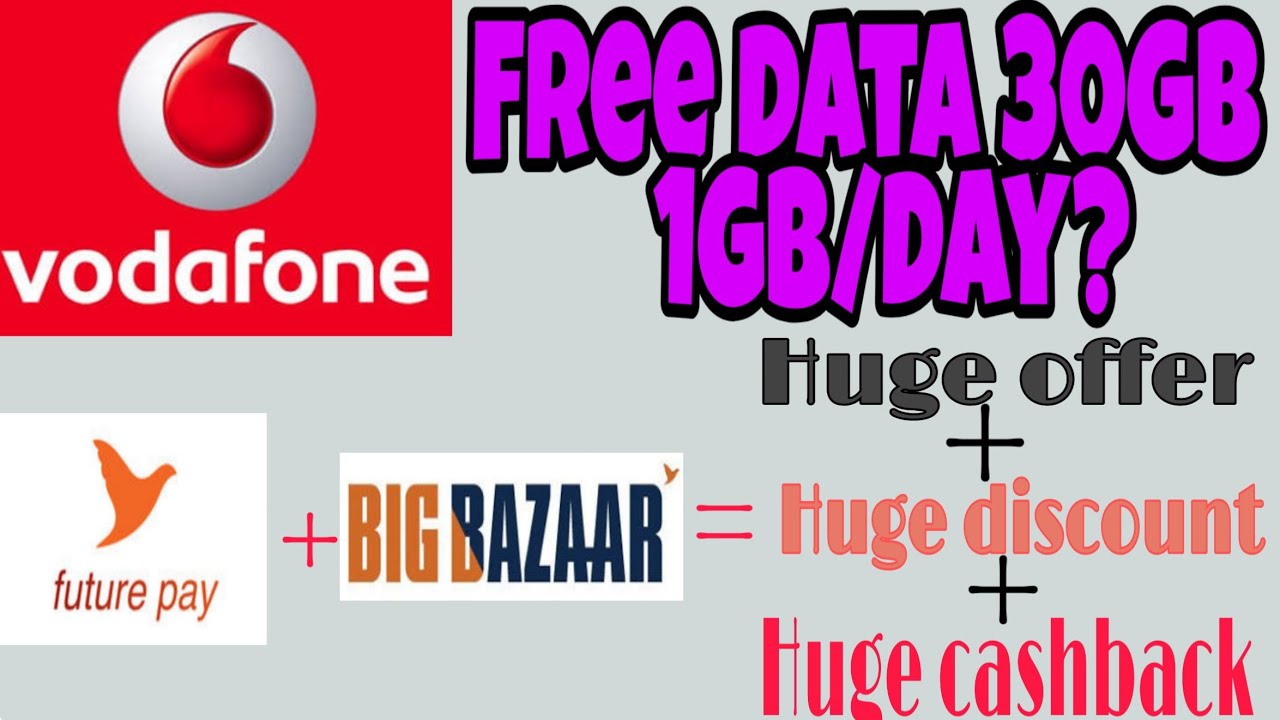 vodaphone offer,data offer, future pay wallet, biggest cashback ever