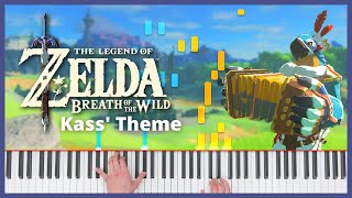 Video thumbnail of "Kass' Theme (Complete) | The Legend of Zelda: Breath of the Wild | Piano Cover (+ Sheet Music)"