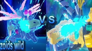 zoids Wild ゾイド ワイルド キング オブ ブラスト ZW20 ディメパルサー DIMEPULSAR 脈衝異齒龍  VS 覚醒ファングタイガー AWAKENS FANG TIGER